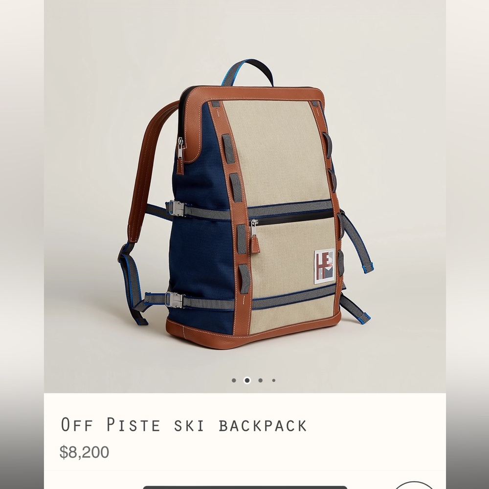 Hermes Off Piste Ski Backpack NWT